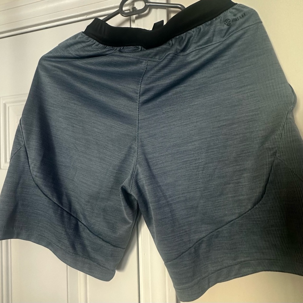 Adidas Blue Drawstring with pockets Aero ready Athletic Shorts.